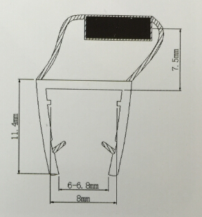 shower PVC seal