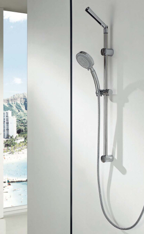 bathroom sliding rail shower 