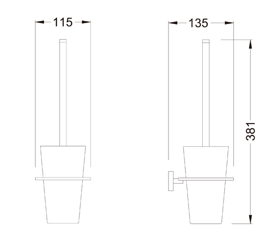 bathroom Toilet brusher holder