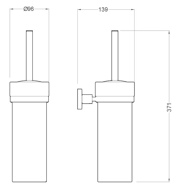 bathroom Toilet brusher holder