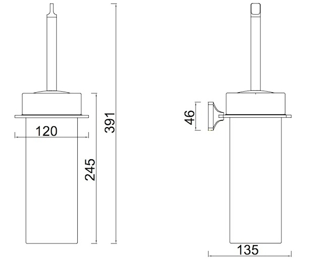 bathroom Toilet brusher holder