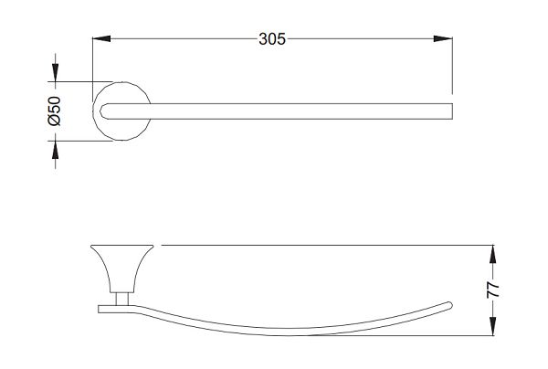 bathroom accessories towel ring