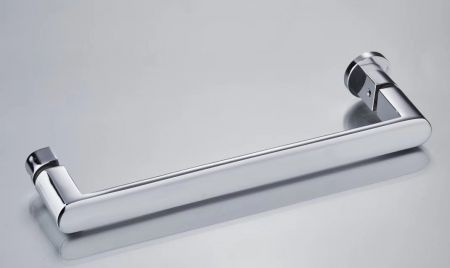 Zinc alloy shower handle with chromed finish to suit your shower enclosures