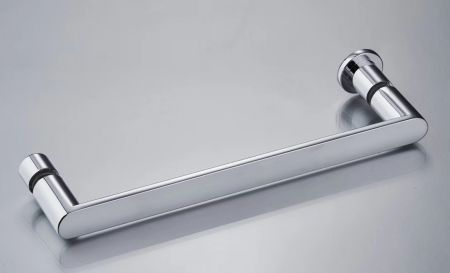 Zinc alloy shower handle with chromed finish to suit your shower enclosures