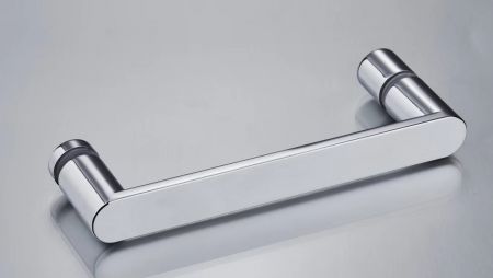 Zinc alloy shower handle with chromed finish to suit your shower enclosures